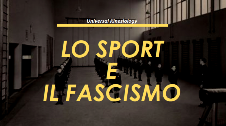 Sport e Fascismo PowerPoint Universal Kinesiology